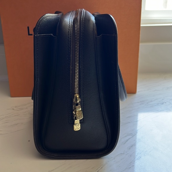 EUC Vintage LV Damier Ebene Triana Top Handle Bag w/ Bag and Box - Picture 4 of 16